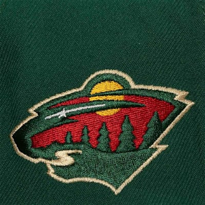  (Mitchell & Ness Retro Sport Snapback Hat - Minnesota Wild - Adult)
