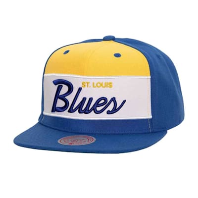  (Mitchell & Ness Retro Sport Snapback Hat - St. Louis Blues - Adult)