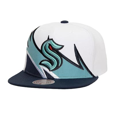  (Mitchell & Ness Waverunner Snapback Hat - Seattle Kraken - Adult)