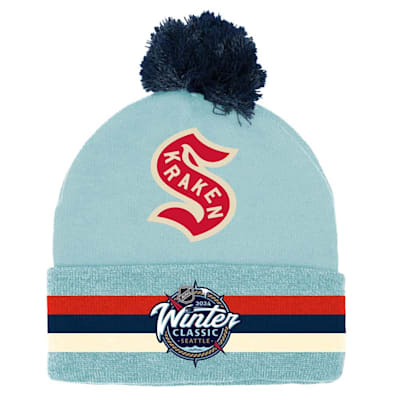 Mitchell Ness 2024 Winter Classic Team Knit Hat Seattle Kraken