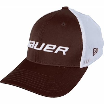 Brown (Bauer 39THIRTY Stretch Mesh Fitted Hat - Adult)