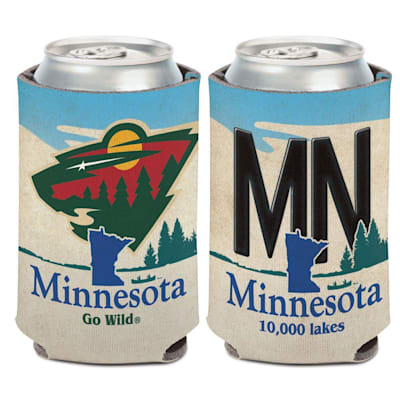  (Wincraft 12oz Can Cooler License Plate - Minnesota Wild)