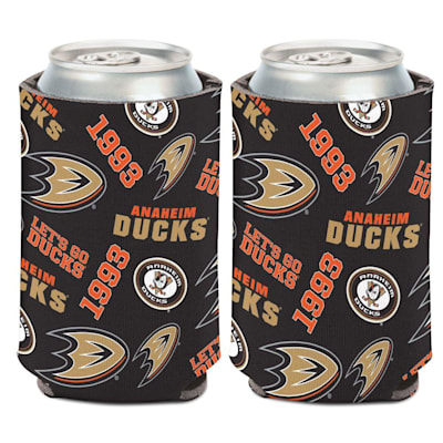  (Wincraft 12oz Can Cooler Scatter Print - Anaheim Ducks)