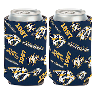  (Wincraft 12oz Can Cooler Scatter Print - Nashville Predators)