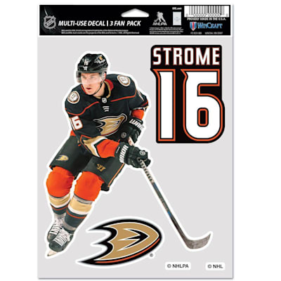  (Wincraft Multi-Use Player Decal 3 Fan Pack - Anaheim Ducks)