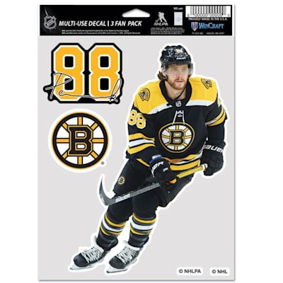  (Wincraft Multi-Use Player Decal 3 Fan Pack - Boston Bruins)