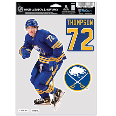 (Wincraft Multi-Use Player Decal 3 Fan Pack - Buffalo Sabres)