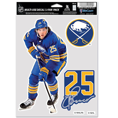  (Wincraft Multi-Use Player Decal 3 Fan Pack - Buffalo Sabres)