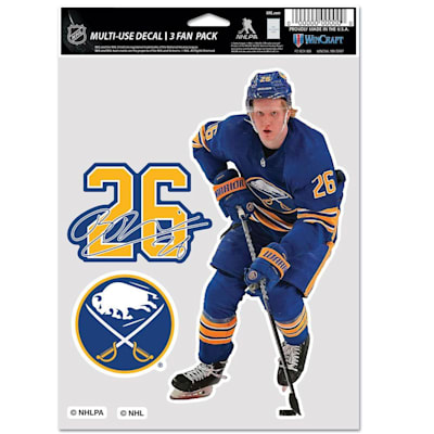  (Wincraft Multi-Use Player Decal 3 Fan Pack - Buffalo Sabres)