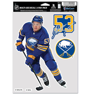  (Wincraft Multi-Use Player Decal 3 Fan Pack - Buffalo Sabres)