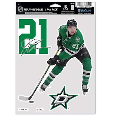  (Wincraft Multi-Use Player Decal 3 Fan Pack - Dallas Stars)
