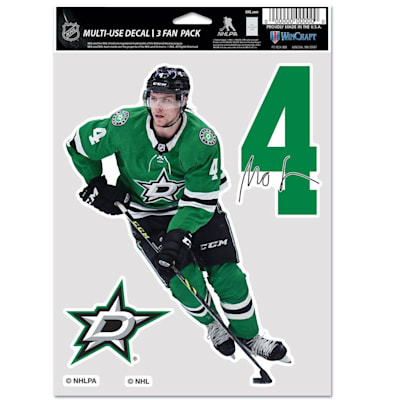 (Wincraft Multi-Use Player Decal 3 Fan Pack - Dallas Stars)