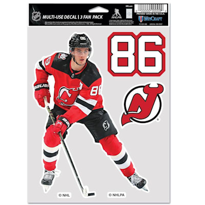  (Wincraft Multi-Use Player Decal 3 Fan Pack - NJ Devils)