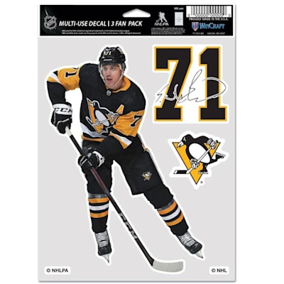  (Wincraft Multi-Use Player Decal 3 Fan Pack - Pittsburgh Penguins)