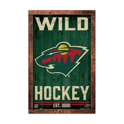  (Wincraft Vintage Wood Sign - 11" x 17" - Minnesota Wild)