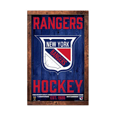  (Wincraft Vintage Wood Sign - 11" x 17" - New York Rangers)