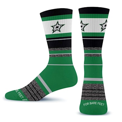  (For Bare Feet Friday Crew Sock - Dallas Stars - Adult)