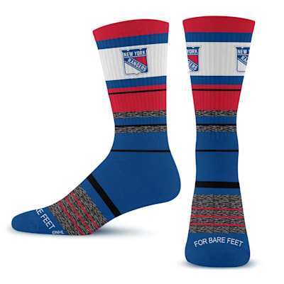  (For Bare Feet Friday Crew Sock - New York Rangers - Adult)