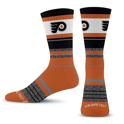  (For Bare Feet Friday Crew Sock - Philadelphia Flyers - Adult)