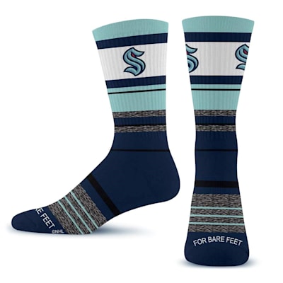  (For Bare Feet Friday Crew Sock - Seattle Kraken - Adult)