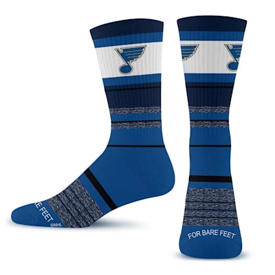  (For Bare Feet Friday Crew Sock - St. Louis Blues - Adult)