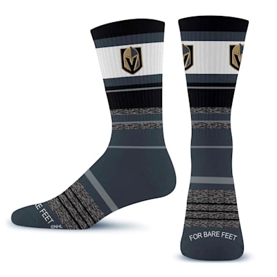 (For Bare Feet Friday Crew Sock - Vegas Golden Knights - Adult)
