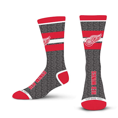  (For Bare Feet Spotlight Crew Sock - Detroit Red Wings - Adult)