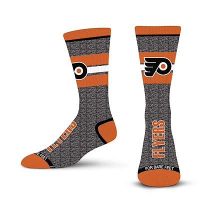  (For Bare Feet Spotlight Crew Sock - Philadelphia Flyers - Adult)