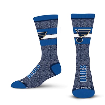  (For Bare Feet Spotlight Crew Sock - St. Louis Blues - Adult)