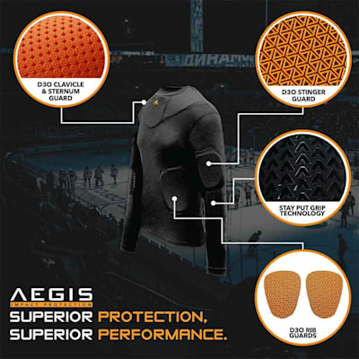 (Aegis Interceptor Pro Goalie Top - Senior)
