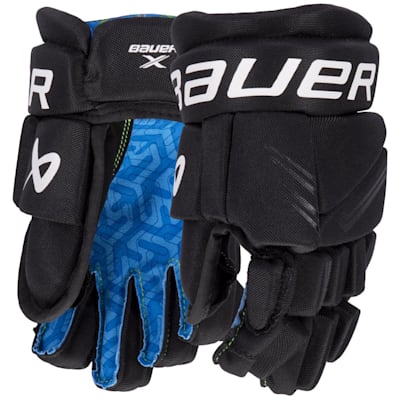  (Bauer S24 Bauer X Youth Hockey Gloves - Youth)