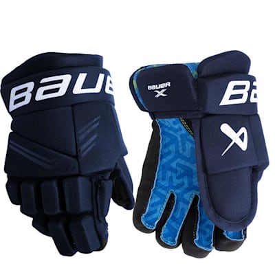  (Bauer S24 Bauer X Youth Hockey Gloves - Youth)