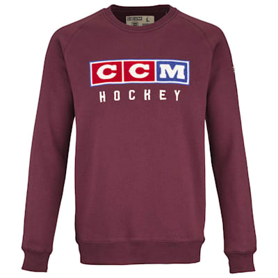  (CCM Vintage Fleece Crew Neck - Adult)