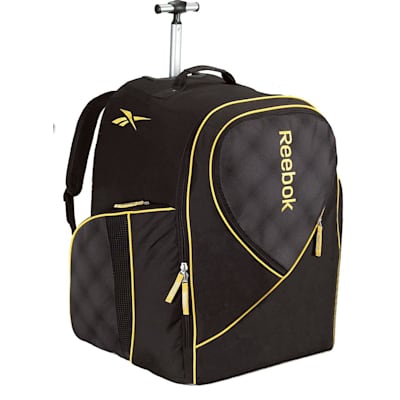 Black/Yellow (Reebok 10K Backpack Wheel Bag - Junior)