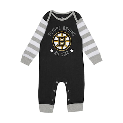  (Outerstuff Big Star Long Sleeve Onesie - Boston Bruins - Infant)