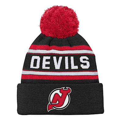  (Outerstuff Jacquard Knit Pom - New Jersey Devils - Youth)