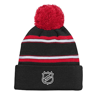  (Outerstuff Jacquard Knit Pom - New Jersey Devils - Youth)