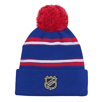  (Outerstuff Jacquard Knit Pom - New York Rangers - Youth)
