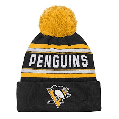  (Outerstuff Jacquard Knit Pom - Pittsburgh Penguins - Youth)