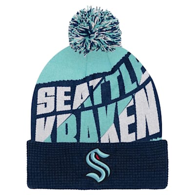  (Outerstuff Propel Cuffed Knit Beanie - Seattle Kraken - Youth)