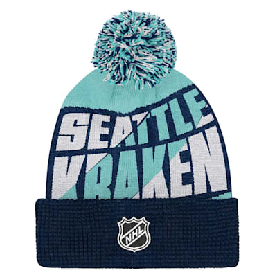  (Outerstuff Propel Cuffed Knit Beanie - Seattle Kraken - Youth)