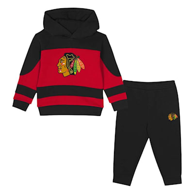  (Outerstuff Puck Hero Fleece Set - Chicago Blackhawks - Toddler)