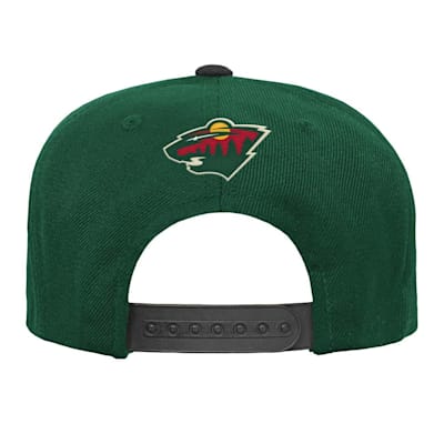  (Outerstuff Retro Deadstock Snapback Hat - Minnesota Wild - Youth)
