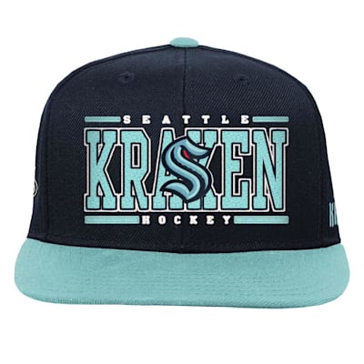  (Outerstuff Retro Deadstock Snapback Hat - Seattle Kraken - Youth)