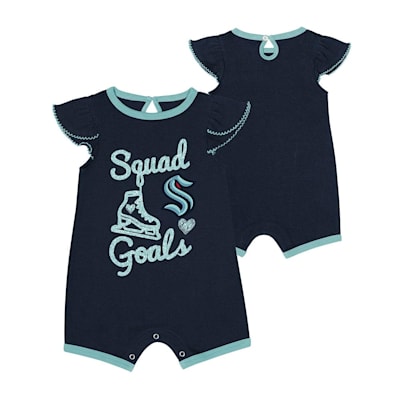  (Outerstuff Squad Goals Romper - Seattle Kraken - Infant)