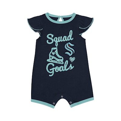  (Outerstuff Squad Goals Romper - Seattle Kraken - Infant)