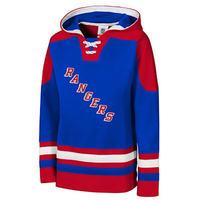 Outerstuff Ageless Must Have Pullover Hoodie New York Rangers Youth Pure Hockey Equipment