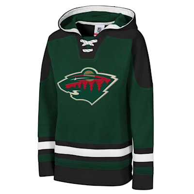  (Outerstuff Ageless Must Have Pullover Hoodie - Minnesota Wild - Youth)