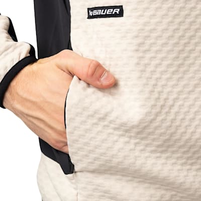  (Bauer FLC Textured 1/2 Zip - Adult)