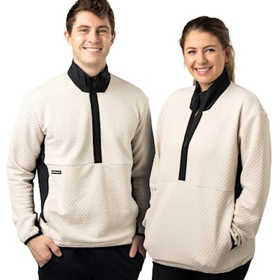  (Bauer FLC Textured 1/2 Zip - Adult)